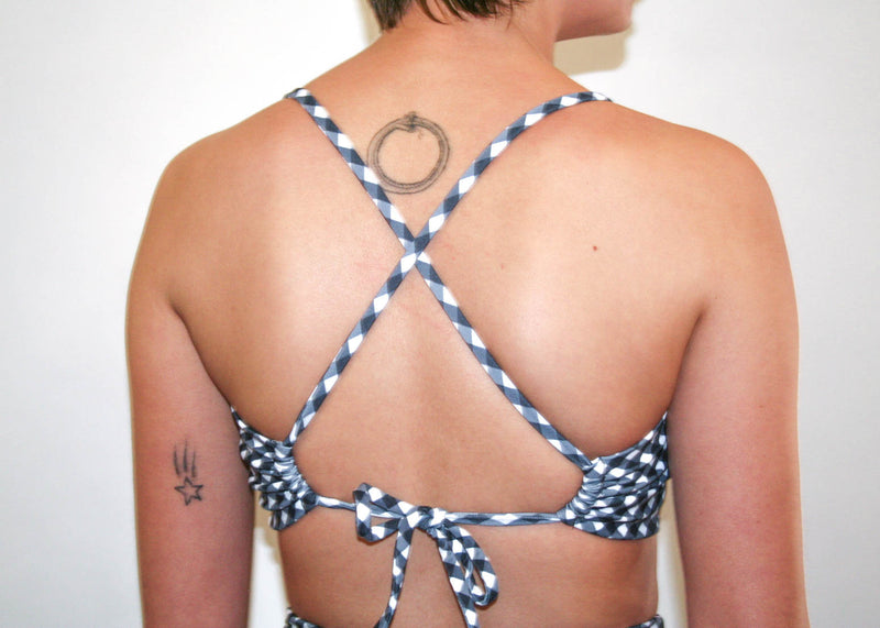 Chloe Top – Black Gingham